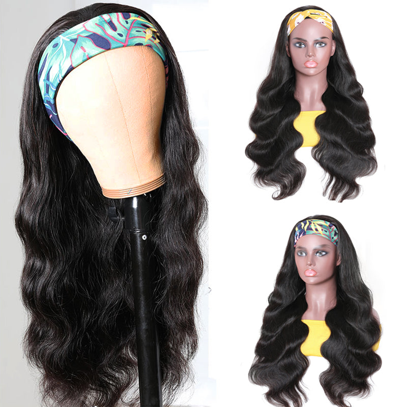 Body Wave Headband Wig *No Lace No Glue* Beginner Friendly & Convenient