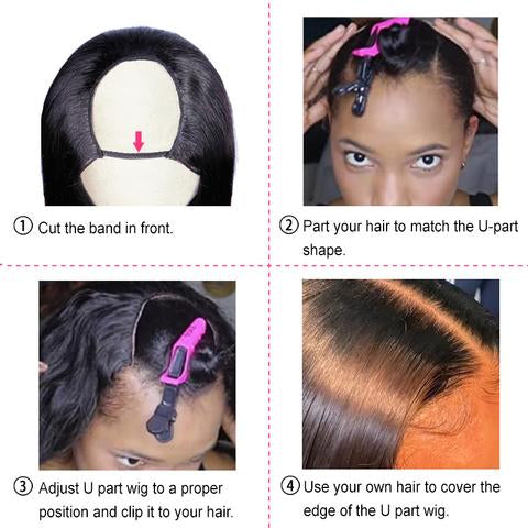 Deep Wave U Part Wig 100% Human Hair 🎁OCTOBER SPECIALS