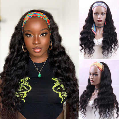 Deep Wave Headband Wig 100% Human Hair Wig 🎁OCTOBER SPECIALS