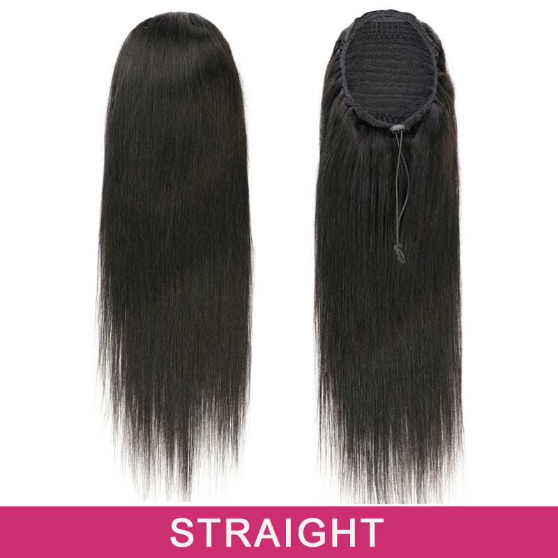 Ponytail Silky Straight 100% Virgin Human Hair 🎁OCTOBER SPECIALS