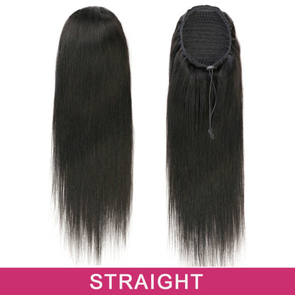 Ponytail Silky Straight 100% Virgin Human Hair 🎁OCTOBER SPECIALS