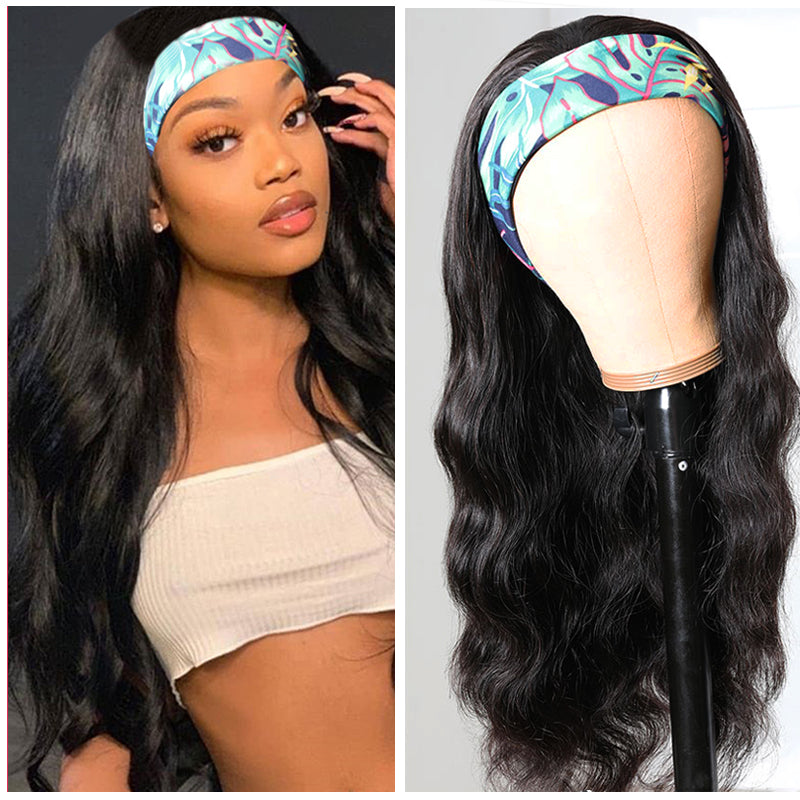 Body Wave Headband Wig *No Lace No Glue* Beginner Friendly & Convenient