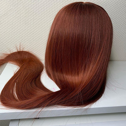 Coffee Straight Lace Wig 100% Human Hair Wig