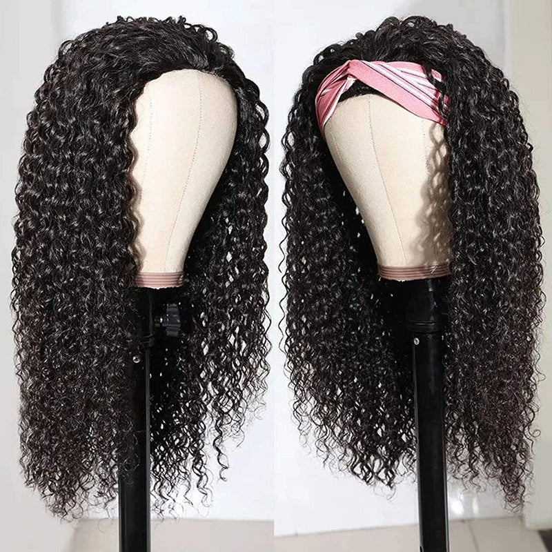 Curly Flip-Over Half Wig 100% Virgin Hair