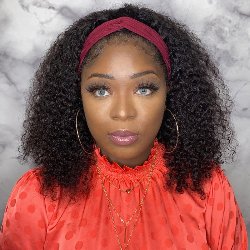 CIERRA Kinky Curly Headband Wig *No Lace* Beginner Friendly & Convenient