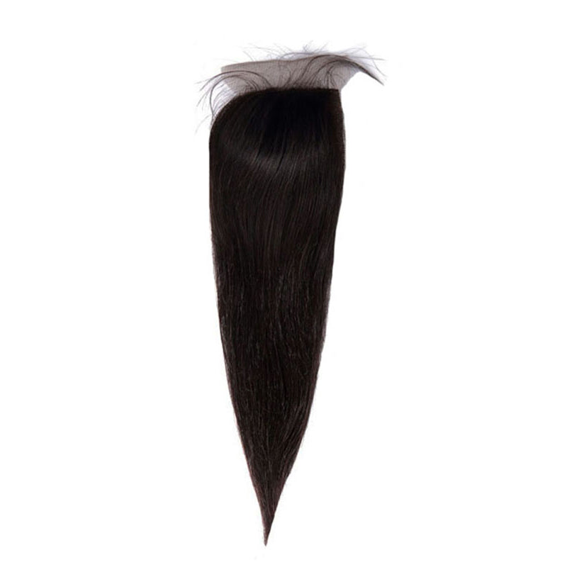 4x4 Silk Base Closure Straight Hair 100% Human Hair Extensions