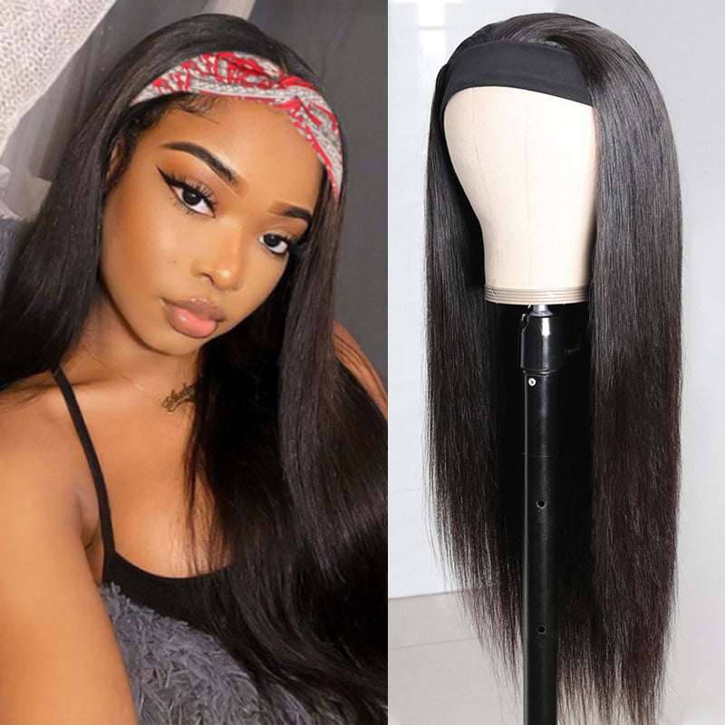 BIANCA Straight Hair Headband Wig *No Lace* Beginner Friendly & Convenient